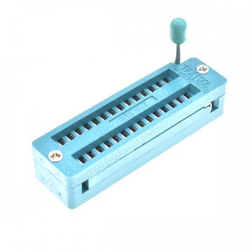 ZIF панель 28 pin (вузька) ZIF панель 28 pin (вузька)
